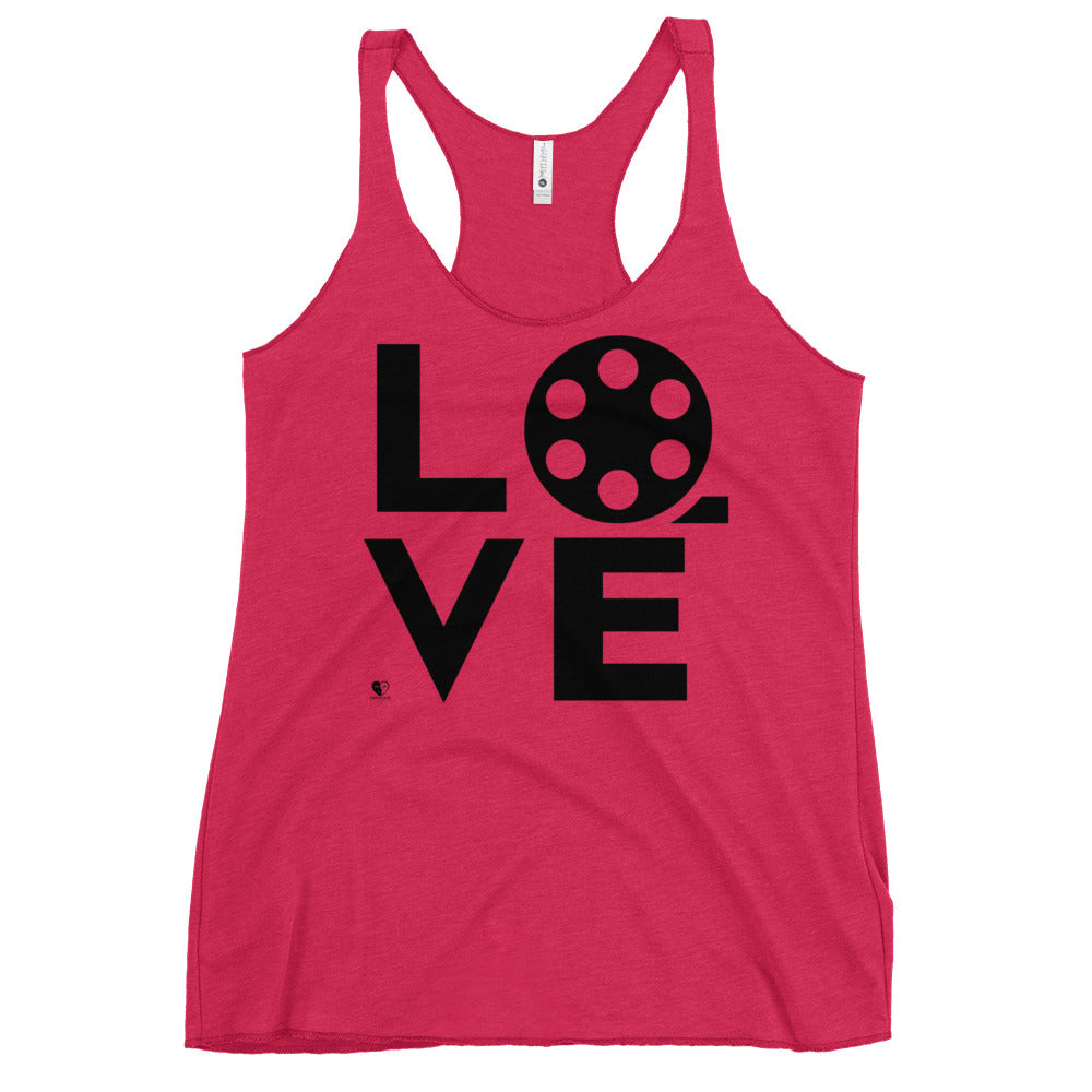 Love Movies - Women's Racerback Tank Top