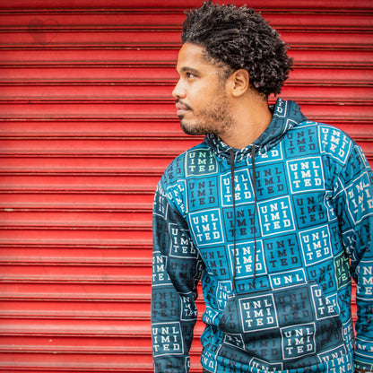 Unlimited Green - All-Over Print Unisex Hoodie