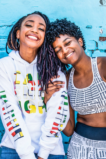 I Am Enough - Printed Sleeves Staple Unisex Hoodie