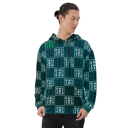 [Unlimited [UNL IMI TED]] All-Over Print Unisex Hoodie Sweatshirt - THESPIAN HEART CLOTHING