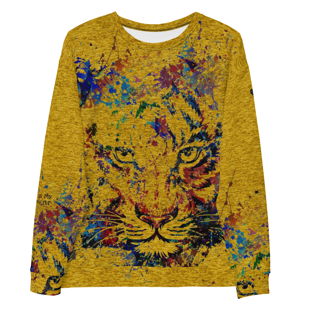 gifts for actors | This Is My Moment Tiger Crewneck Sweatshirt - THESPIAN HEART CLOTHING
