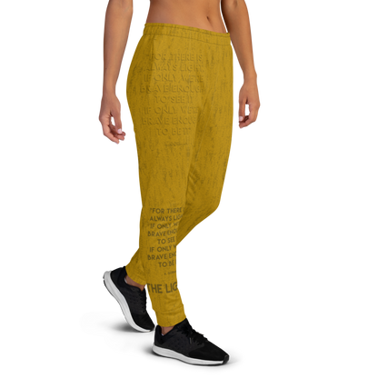 [Be The Light] Women's Joggers - THESPIAN HEART CLOTHING