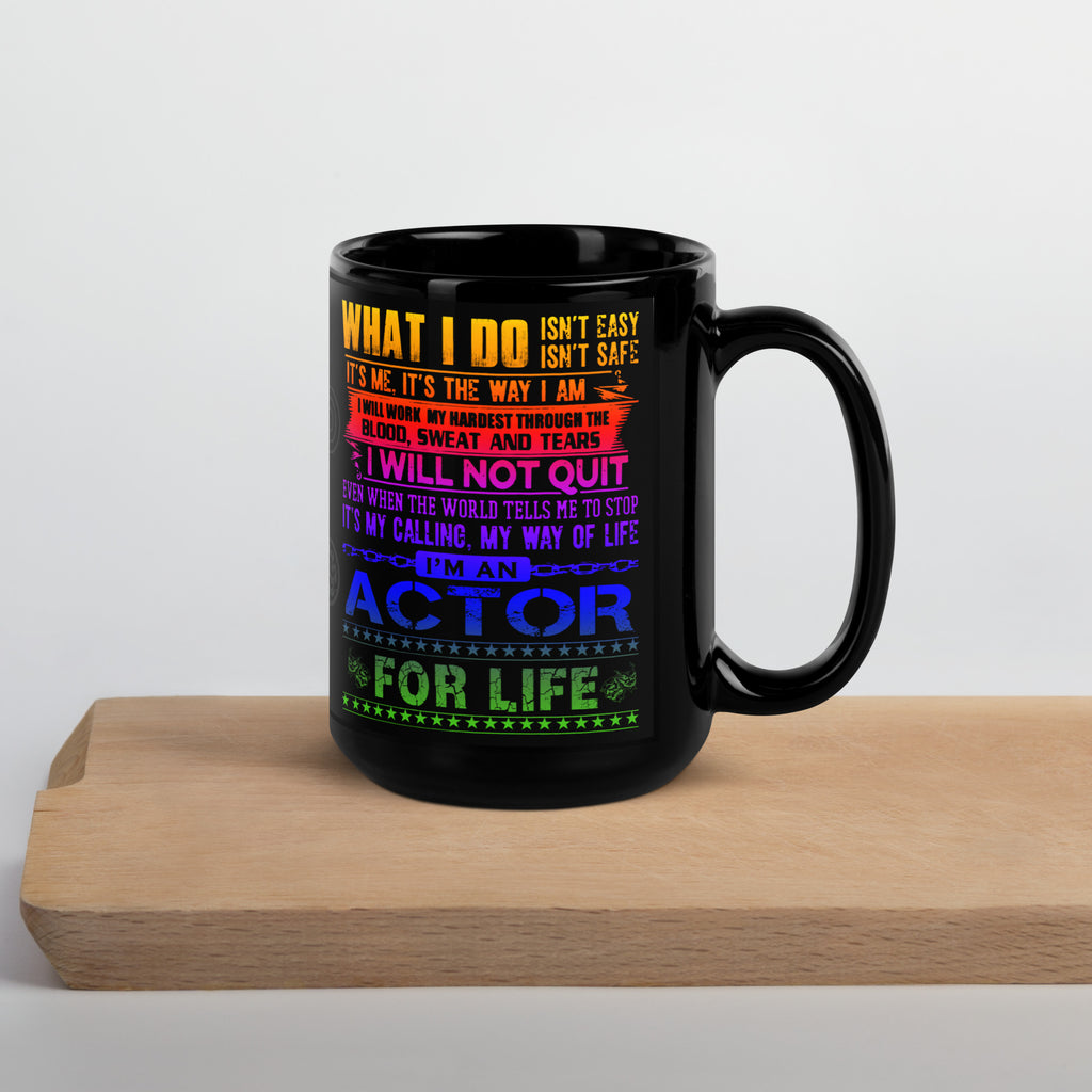 Actor for Life 15oz Colorful Mug | Gifts for Actors Manifesto Strong Actress