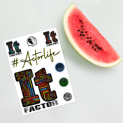 It Factor Sticker sheet
