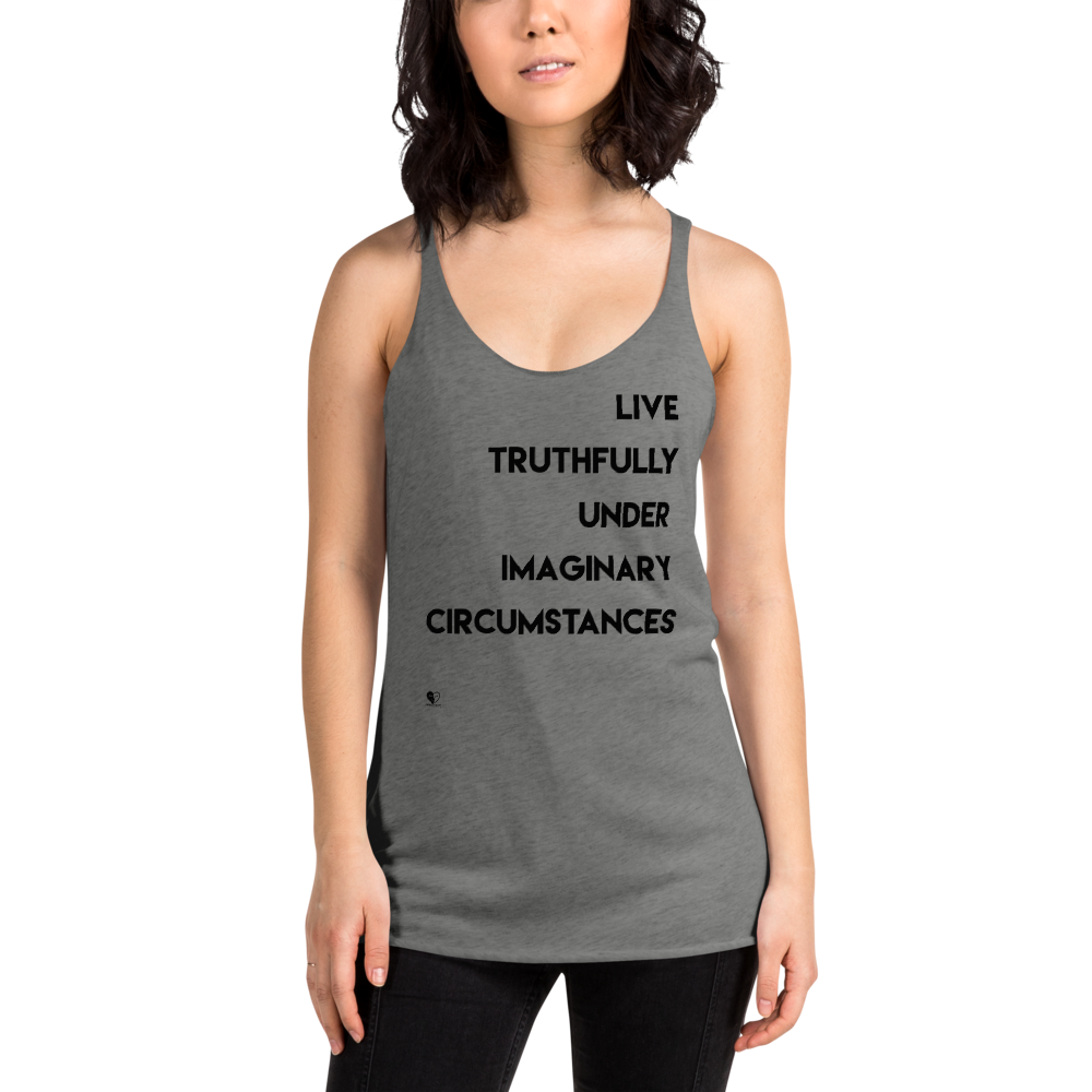 [Live Truthfully Actress] Women's Racerback Tank - THESPIAN HEART CLOTHING