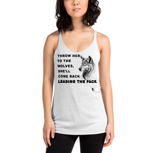 [Leading The Pack] Women's Racerback Tank - THESPIAN HEART CLOTHING