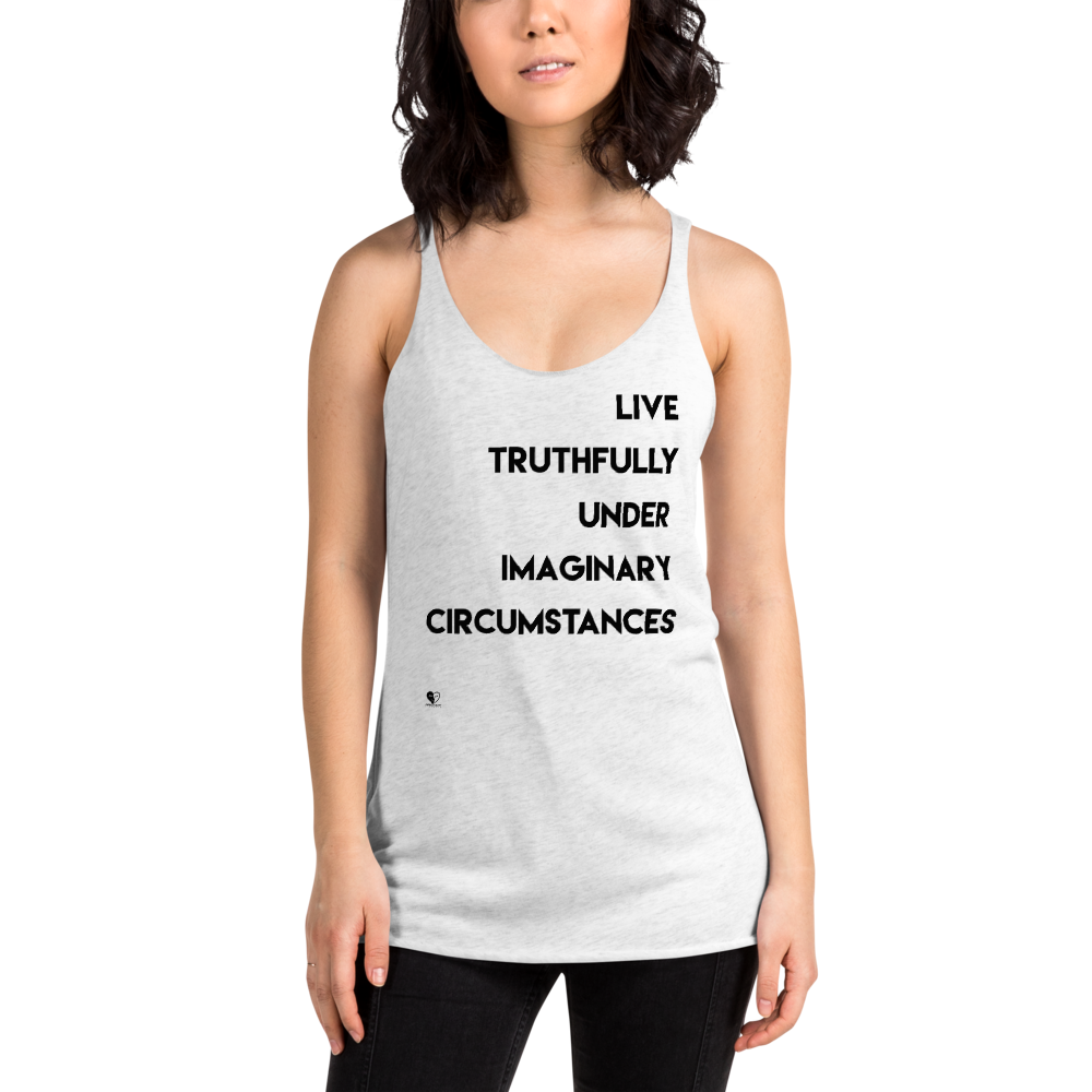 [Live Truthfully Actress] Women's Racerback Tank - THESPIAN HEART CLOTHING