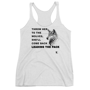 [Leading The Pack] Women's Racerback Tank - THESPIAN HEART CLOTHING