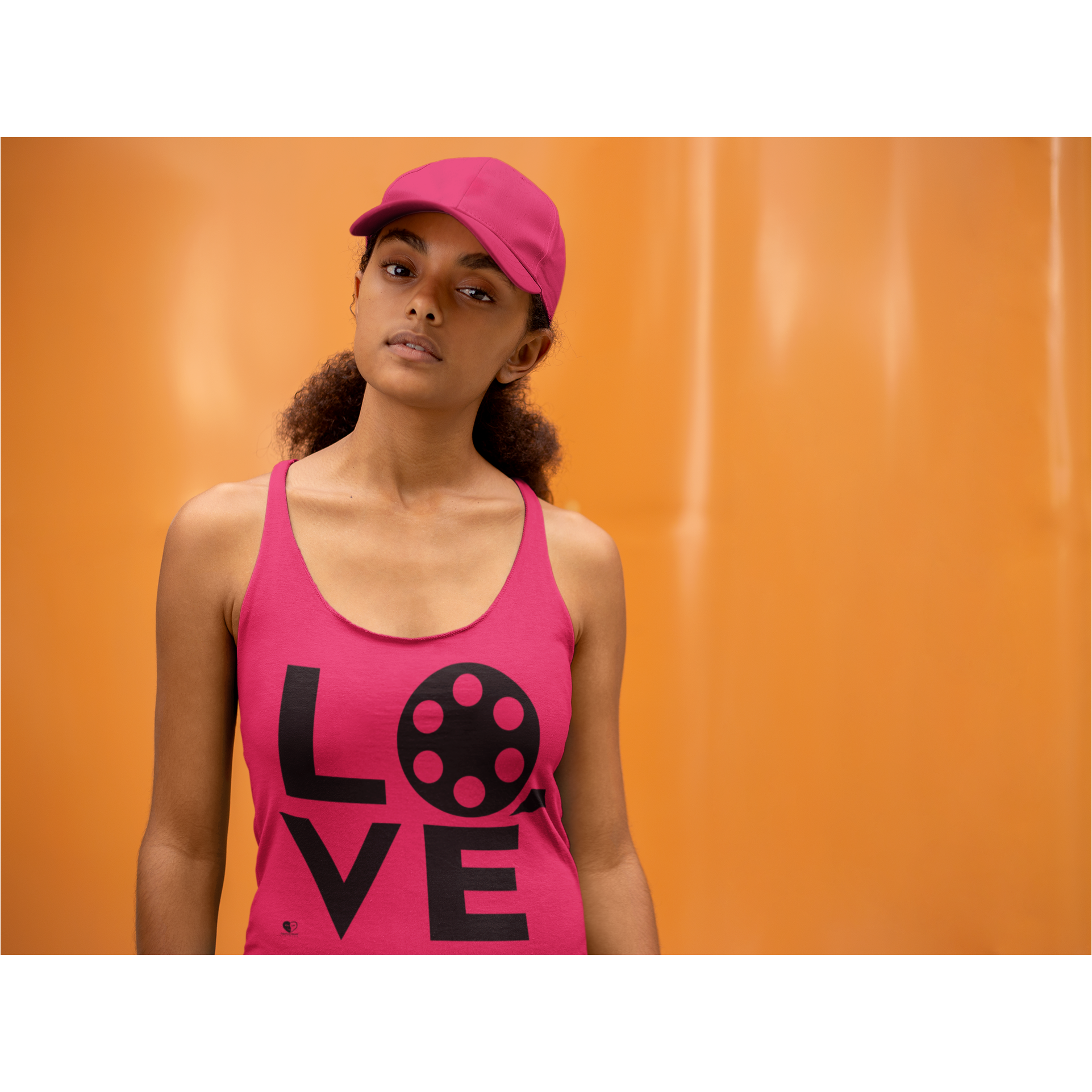 [Love Filmmaking Movies Drama] Women's Racerback Tank - THESPIAN HEART CLOTHING