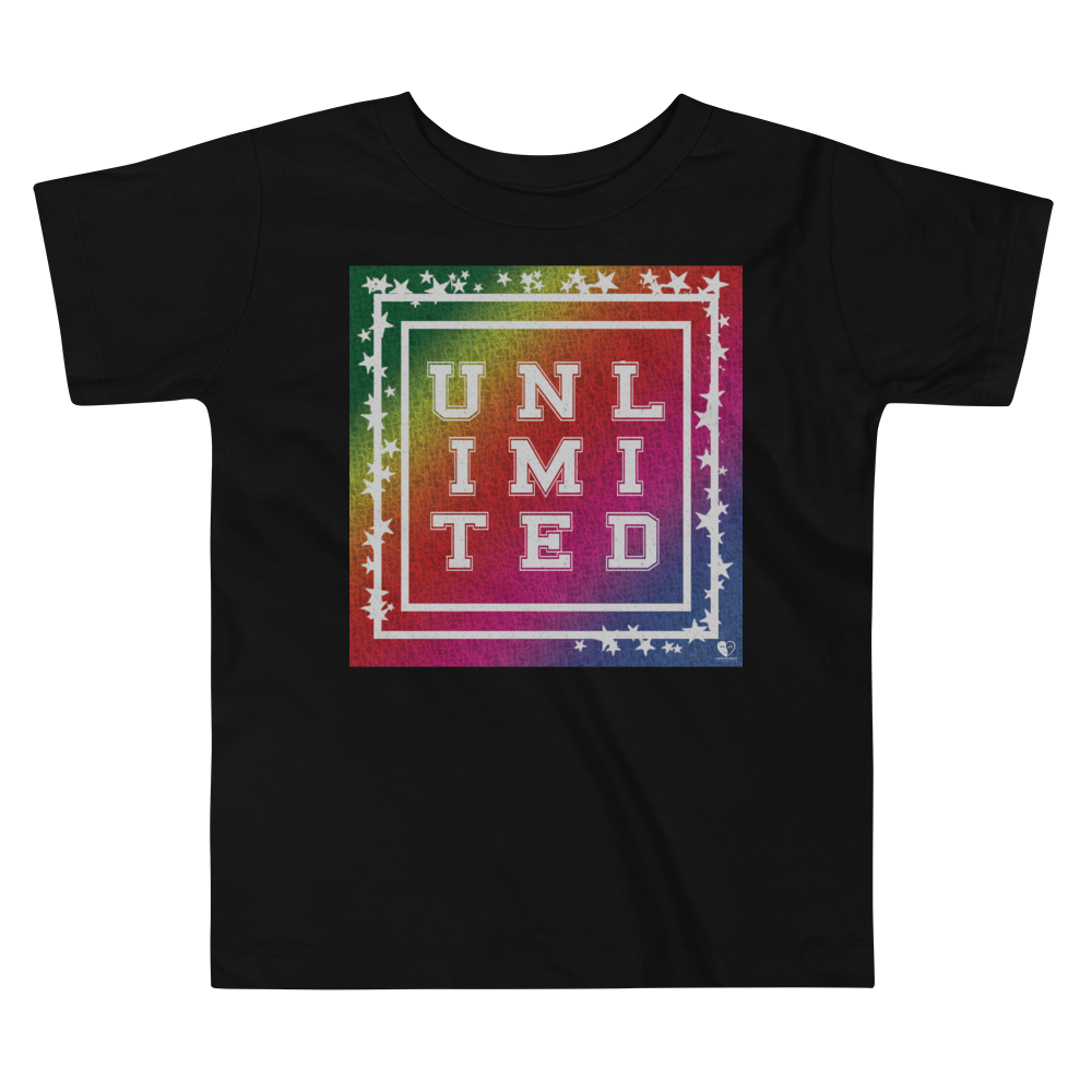 Unlimited Colorful | Toddler Short Sleeve Tee - THESPIAN HEART CLOTHING