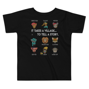 It Takes A Village | Toddler Short Sleeve T-Shirt - THESPIAN HEART CLOTHING