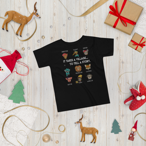 It Takes A Village | Toddler Short Sleeve T-Shirt - THESPIAN HEART CLOTHING