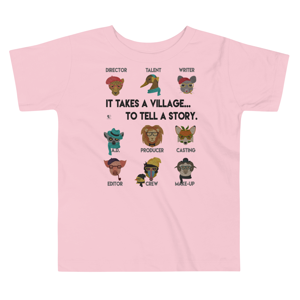 It Takes A Village | Toddler Short Sleeve T-Shirt - THESPIAN HEART CLOTHING