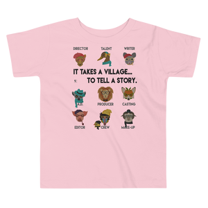 It Takes A Village | Toddler Short Sleeve T-Shirt - THESPIAN HEART CLOTHING