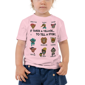 It Takes A Village | Toddler Short Sleeve T-Shirt - THESPIAN HEART CLOTHING