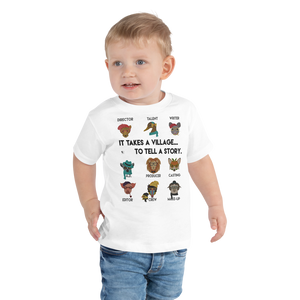 It Takes A Village | Toddler Short Sleeve T-Shirt - THESPIAN HEART CLOTHING